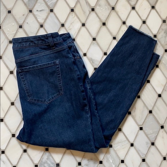 Lane Bryant Denim - Lane Bryant High-Rise Skinny Jean - Slit Hem - 14